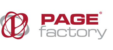 Logo: PAGE factory || BleiTypen